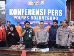 PT. KAI Apresiasi Polres Bojonegoro Ungkap Kasus Pencurian Rel Kereta Api