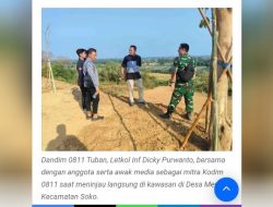 Kodim 0811Tuban Siapkan Kampung Terpadu Untuk Lomba Pembinaan Teretorial Tingkat Nasional