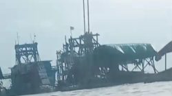 Perairan Laut Belembang, Semulut, dan Penganak, Kecamatan Parit Tiga di Obrak-abrik Penambang Timah Ilegal