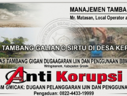 Tambang Galian di Kepuhklagen, Kecamatan Wringinanom “Ketua Umum LSM Gmicak Minta Kepolisian Sidak dan Usut Pengusaha