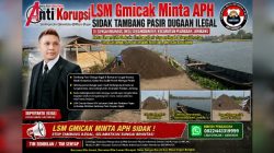 Ketua Umum LSM Gmicak : Tambang Pasir dugaan ilegal di Sungai Brantas, Desa Gebangbunder, Kecamatan Plandaan, Merusak Ekosistem