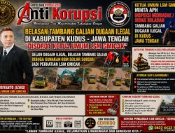 Ketua Umum LSM Gmicak Minta APH inspeksi mendadak / Sidak Belasan Tambang Galian dugaan Ilegal di Kudus – Jawa Tengah