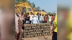 Merusak Ekosistem, Enak Emak Protes Tambang Galian dugaan ilegal di Gumukmas Jember di Hentikan Paksa
