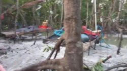 Kampung Pait Jaya, Desa Belo Laut, Kec. Mentok, Bangka Barat Hancur oleh Penambang User-User