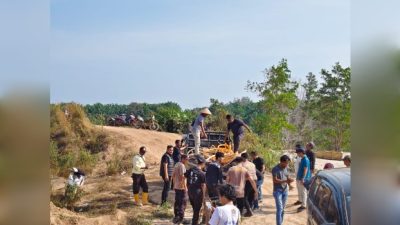 Polsek Tempilang Tertibkan Tambang Ilegal di KJUB, Desa Benteng, 15 Peralatan Diamankan