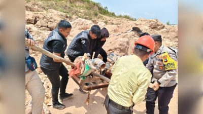 Merusak Ekosistem, Tambang Ilegal di Bangka Barat ditertibkan Aparat Penegak Hukum