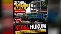 Skandal Tambang Galian di Dalam Pabrik PT. Bahagia Steel Wringinanom Kebal Hukum