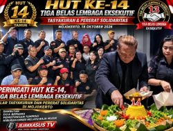 Peringati HUT ke-14, Tiga Belas Lembaga Eksekutif Gelar Tasyakuran dan Pererat Solidaritas di Mojokerto